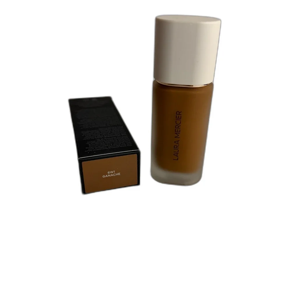6W1 Ganache Laura Mercier Real Flawless Weightless Perfecting Foundation 1oz NIB